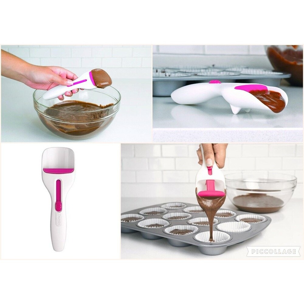 Tovolo No Mess Cupcake Muffin Batter Scoop Baking Breakfast Egg Muffins Omelets